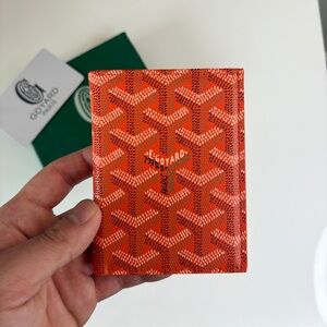 Men’s Excellent Condition Orange Premium Canvas Bifold Wallet